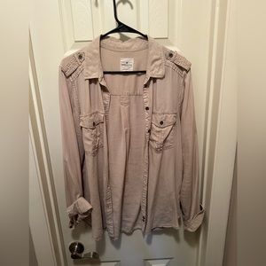 Tan American eagle jacket